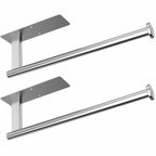 CUXIXA Paper Towel Holder Under Cabinet 2 Pack, Upgraded Adhesive Paper Towel