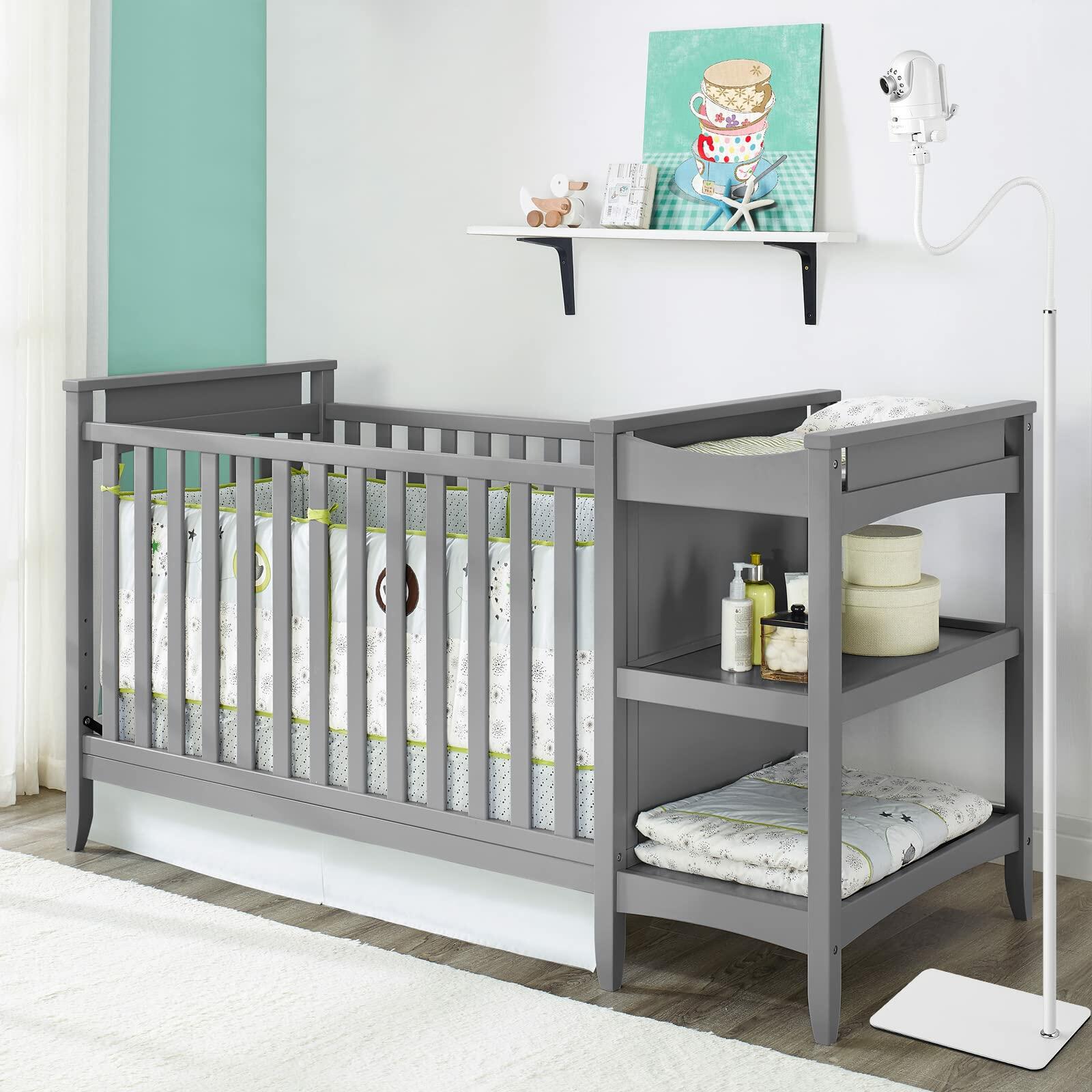 iTODOS Baby Monitor Floor Stand Holder Mount Compatible with Infant Optics DXR-8