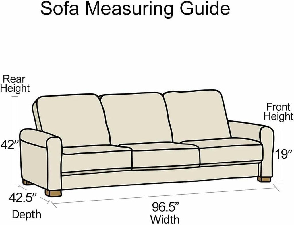 KEBE Clear Thicker Plastic Couch Cover for Pets, Heavy Duty Waterproof Shield Cat Dog Scratch Proof Protector Plastic Cover for Couch, Non-Slip Sofa Slipcover for Storage and Moving