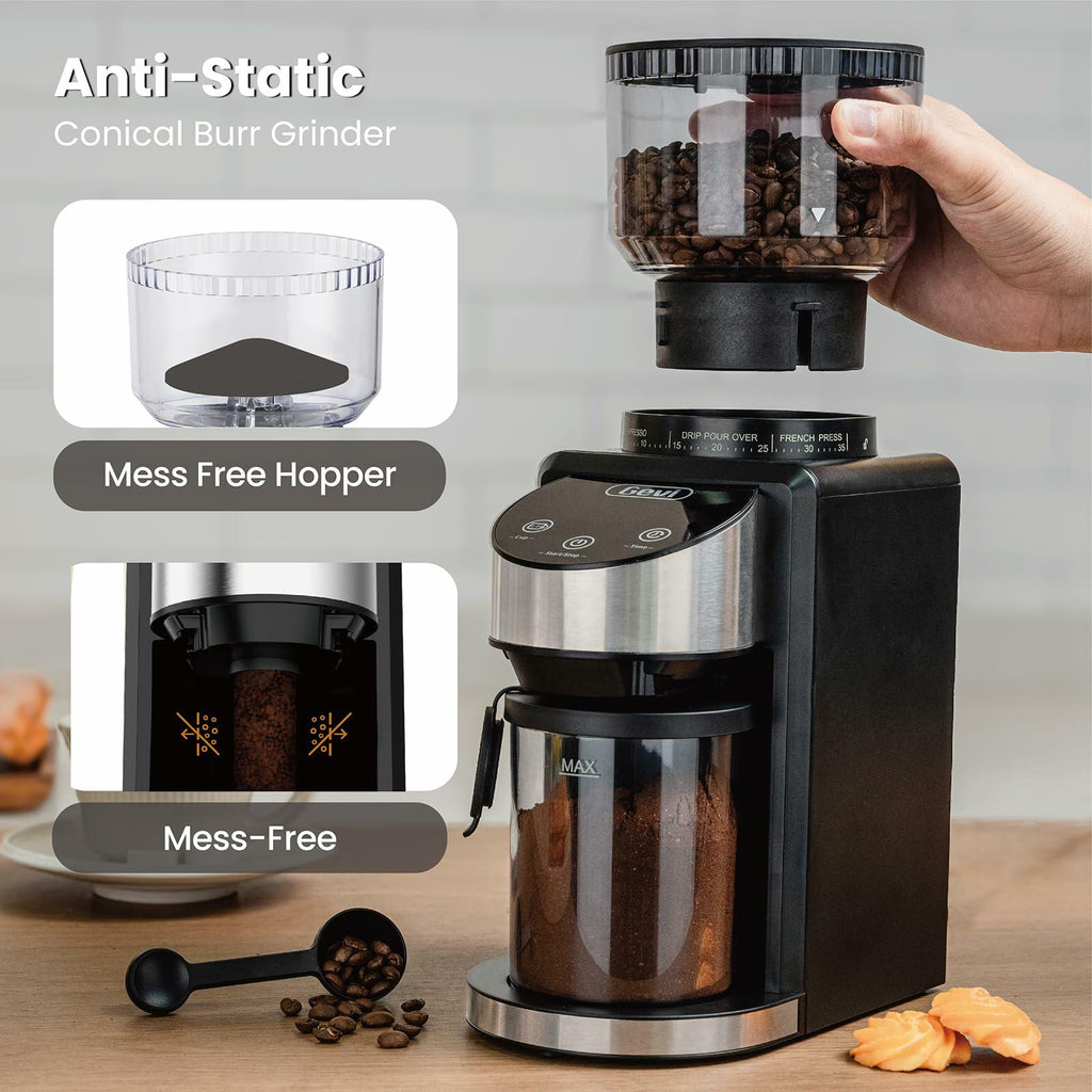 Gevi Coffee Grinder Electric,Coffee Bean Grinder with 35 Grind Settings for