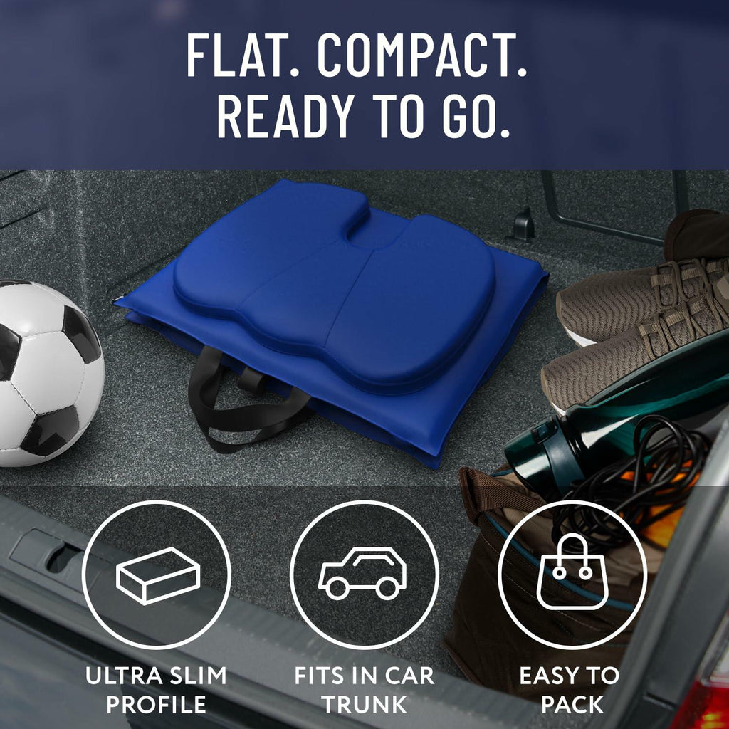 Everlasting Comfort Stadium Seats with Back Support - Adjustable Memory Foam