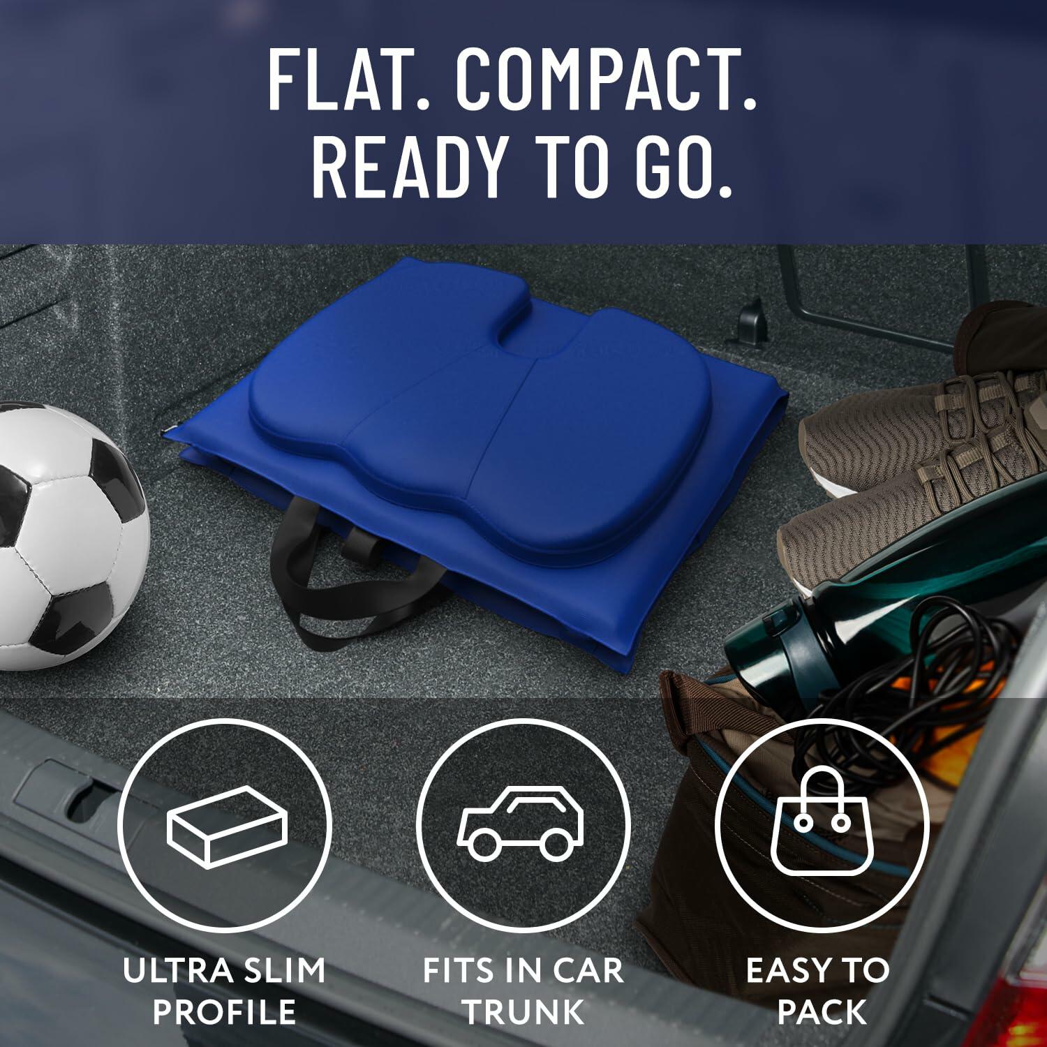 Everlasting Comfort Stadium Seats with Back Support - Adjustable Memory Foam