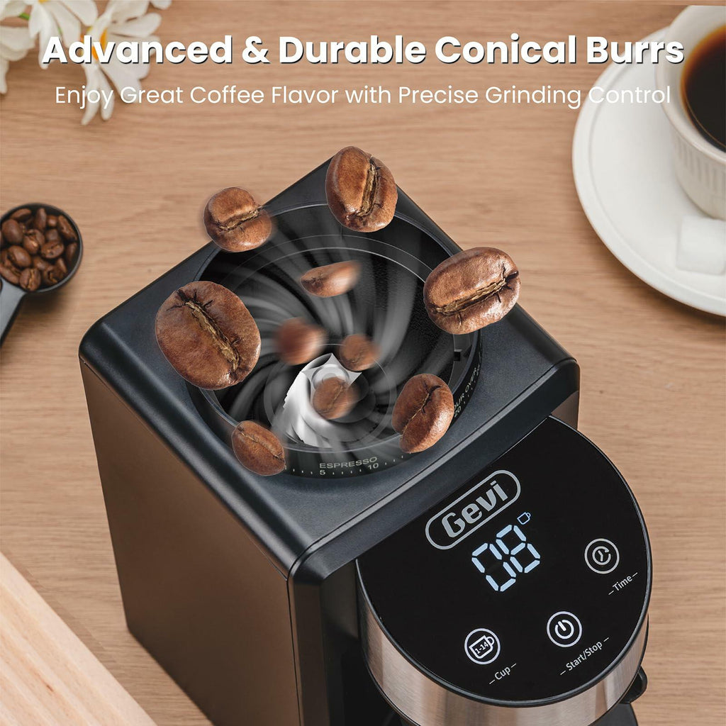 Gevi Coffee Grinder Electric,Coffee Bean Grinder with 35 Grind Settings for