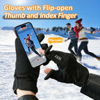 MetroTesco Rechargeable Electric Heated Winter Gloves for Men & Women, Smart