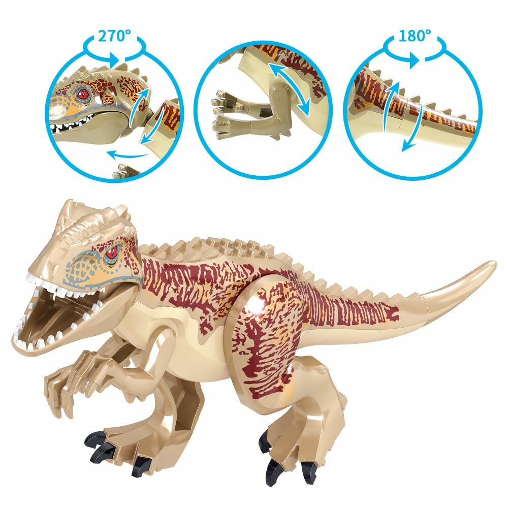 Mesiondy Dinosaurs Building Blocks Set, Dinosaur Toys for Age 8-14