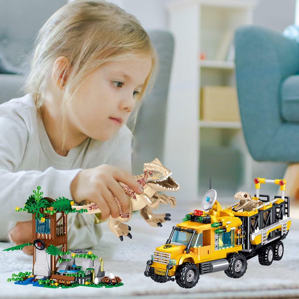 Mesiondy Dinosaurs Building Blocks Set, Dinosaur Toys for Age 8-14