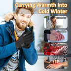 MetroTesco Rechargeable Electric Heated Winter Gloves for Men & Women, Smart