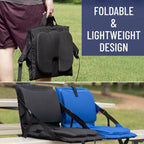Everlasting Comfort Stadium Seats with Back Support - Adjustable Memory Foam