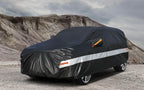 Holthly 10 Layers Car Cover Waterproof All Weather for SUV,100% Waterproof Outdoor Car Covers Rain Snow UV Dust Protection. Custom Fit for BMW X3, Audi Q5, Nissan Rogue, Chevy Equinox,etc