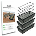 SEAL360 Floor Vent Screen Net, Air Vent Filter Mesh Catches Toys Snacks Pet Hair and Pet Food, Keeps Bugs Out, Patented, 4”x10” (3-Pack)