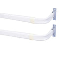 Blu-Pier Tech Heavy Duty Single Rod,Lock Seam Curtain Rod 28 to 48-Inch