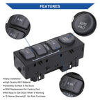 Obaee 4x4 Transfer Case Switch, 4WD Wheel Drive Switch Button, Compatible with 1999-2002 Chevrolet Silverado, Chevy Suburban, Tahoe, Avalanche, GMC Yukon, Sierra, Replaces OE 19168767 15709327 901-062