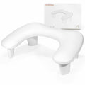 LIONVISON Arm Rest for Nails Tech U Shaped - Comfortable Manicure Nail Hand Rest Pillow Cushion, Nail Armrest Stand for Acrylic Nail Art Tech, Quick Installation, White
