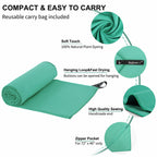 Rainleaf Microfiber Towel Perfect Travel & Gym & Camping Towel. Quick Dry -