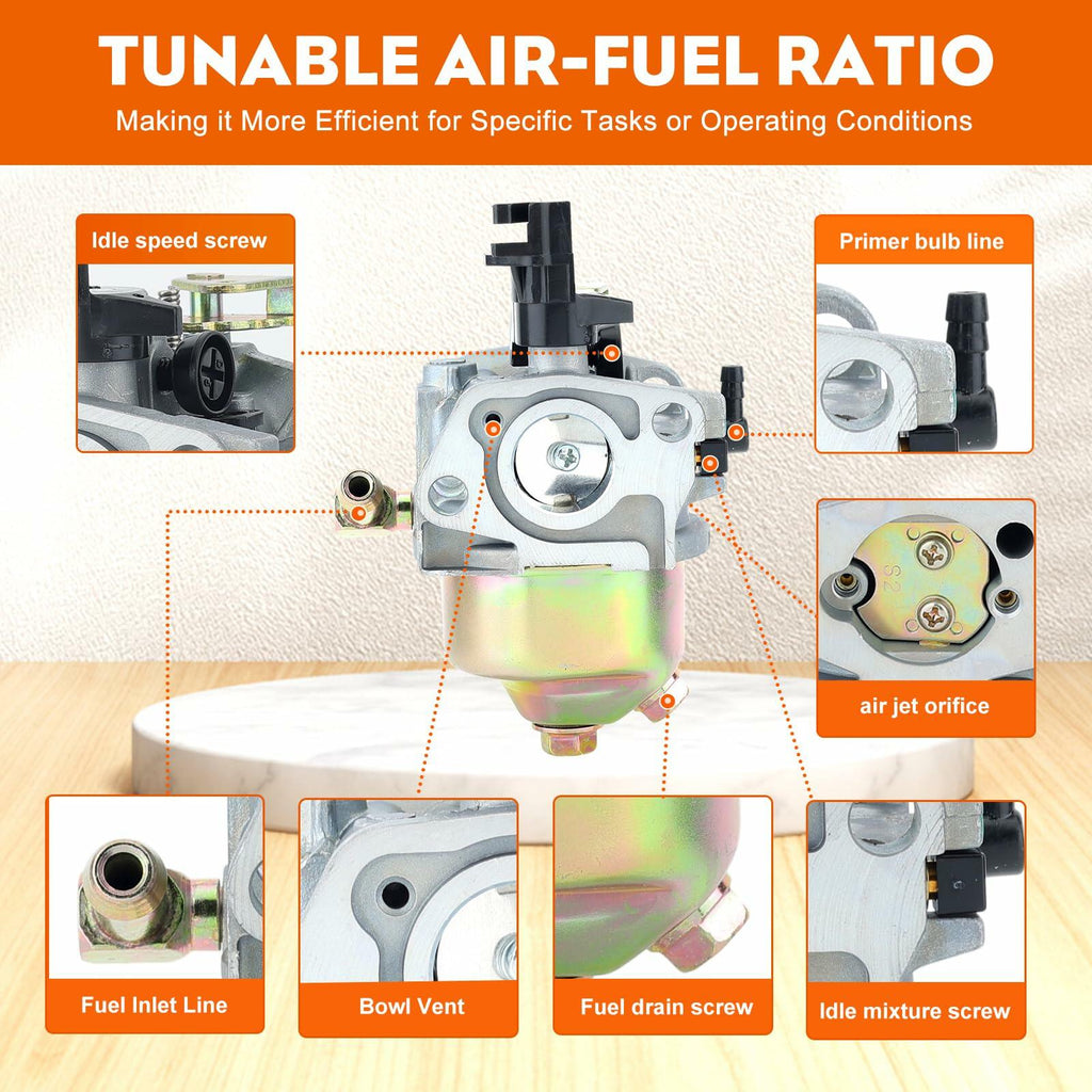 Hipa Storm 2620 2410 208cc Carburetor Kit for Troy Bilt Storm 2620 2410 2420