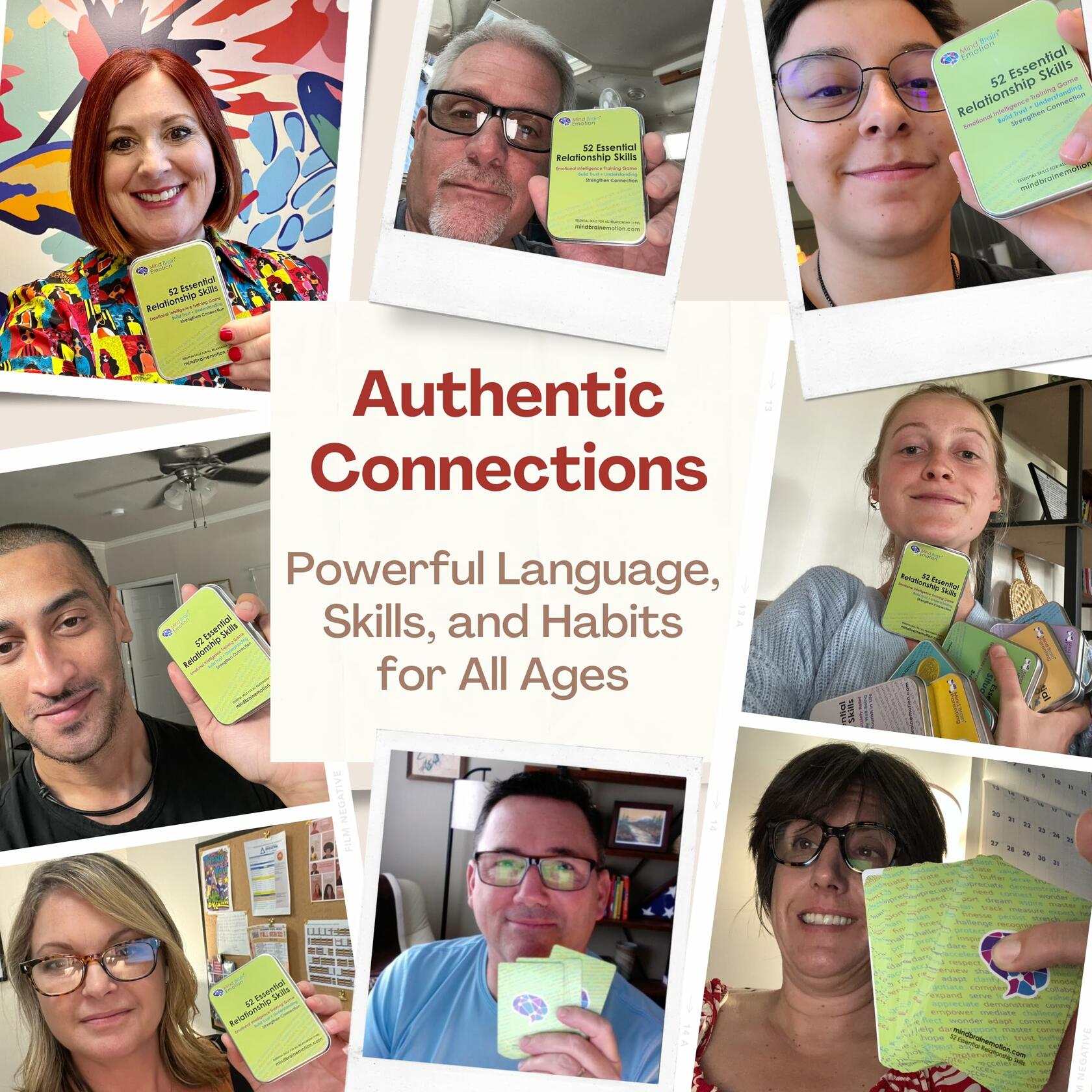 52 Essential Emotional Intelligence Training - Relationship Skills Card Game for