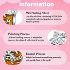 BIZK 925 Sterling Silver Charms For Women Bracelets and Necklaces for Fashion