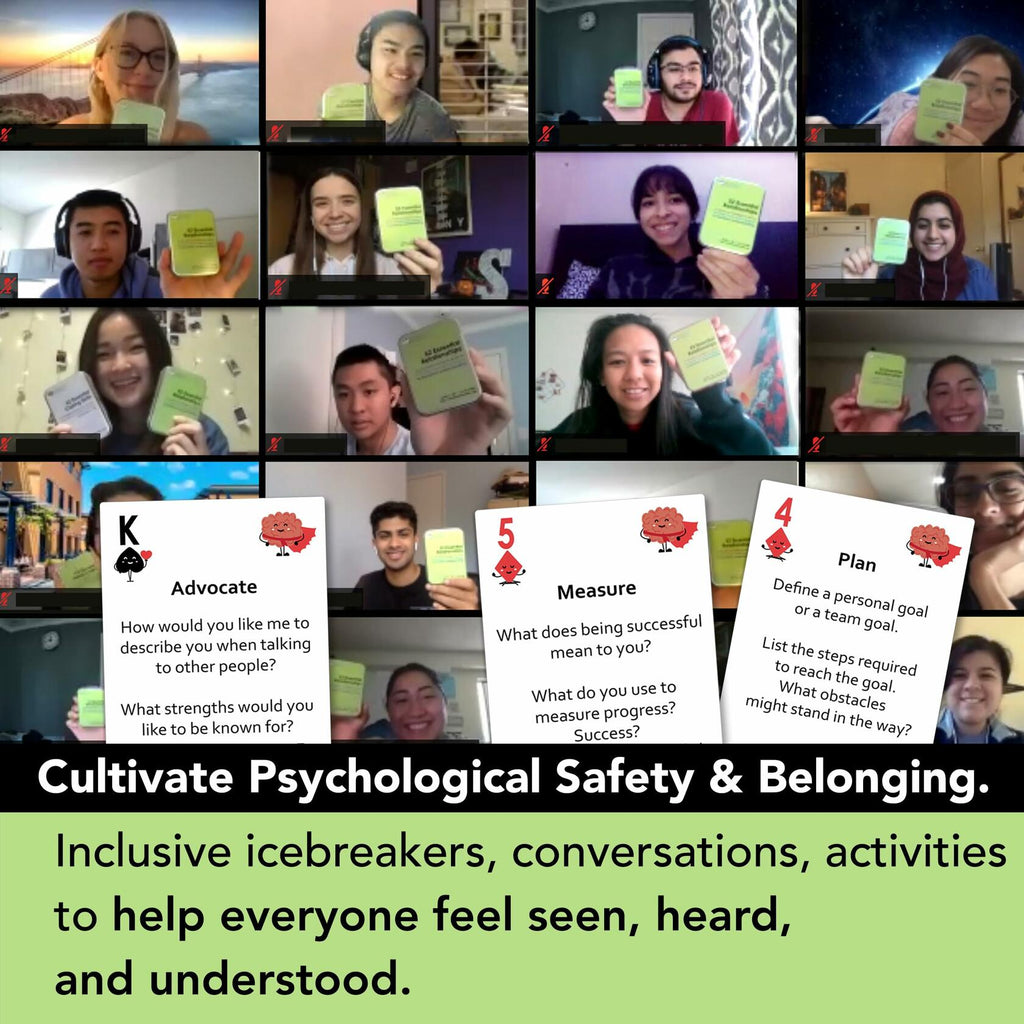 52 Essential Emotional Intelligence Training - Relationship Skills Card Game for
