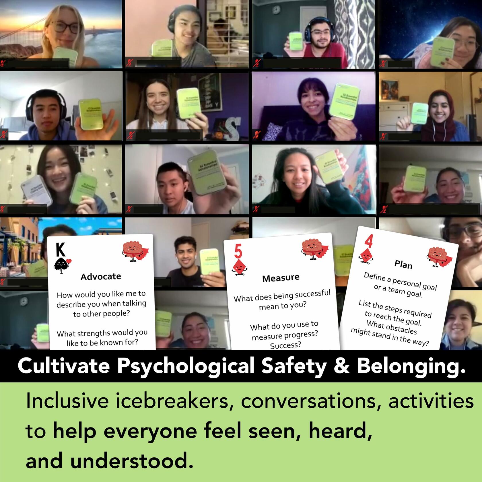 52 Essential Emotional Intelligence Training - Relationship Skills Card Game for