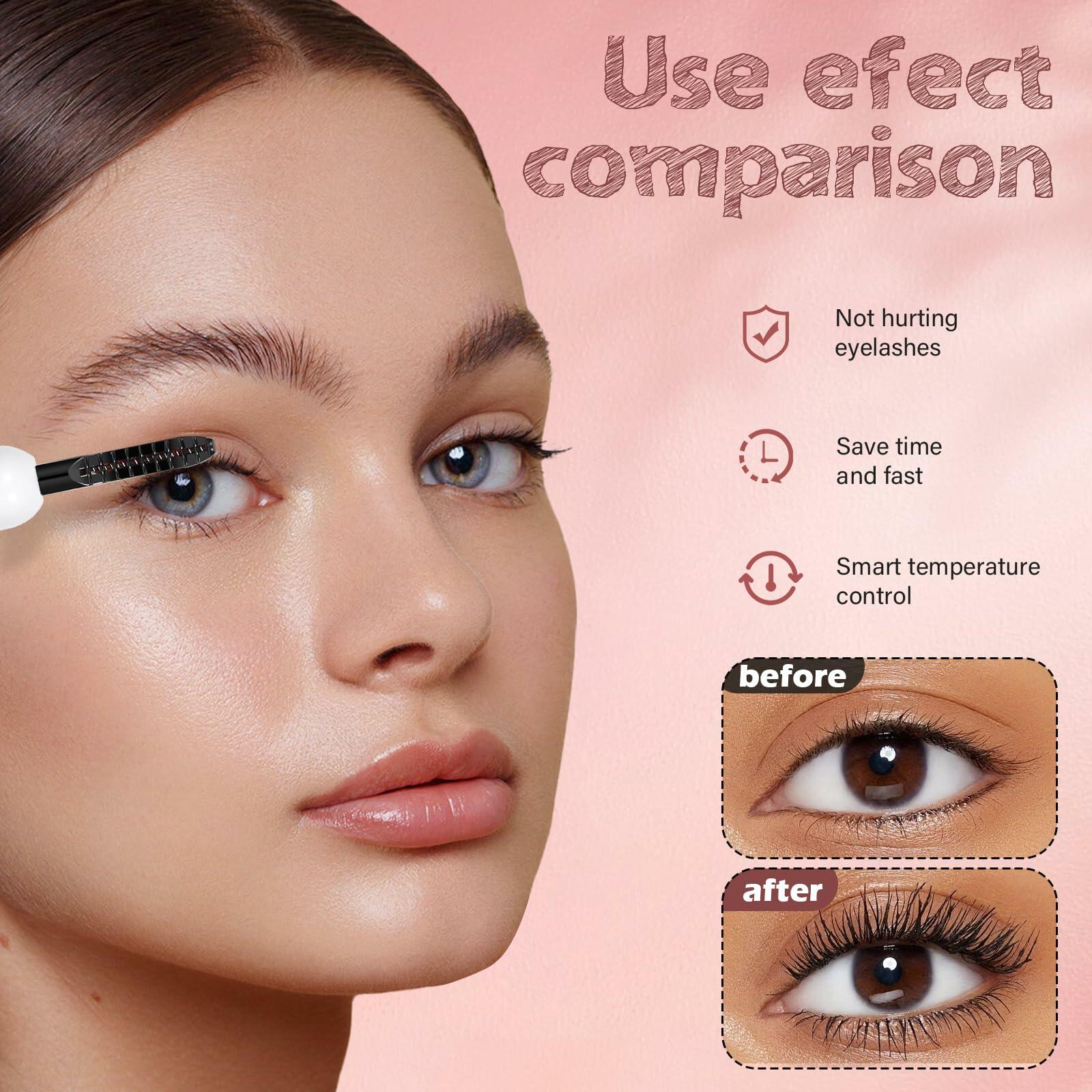 ShenlanBolt Heated Eyelash Curler for Women, Electric Lash Curler with 10s Fast