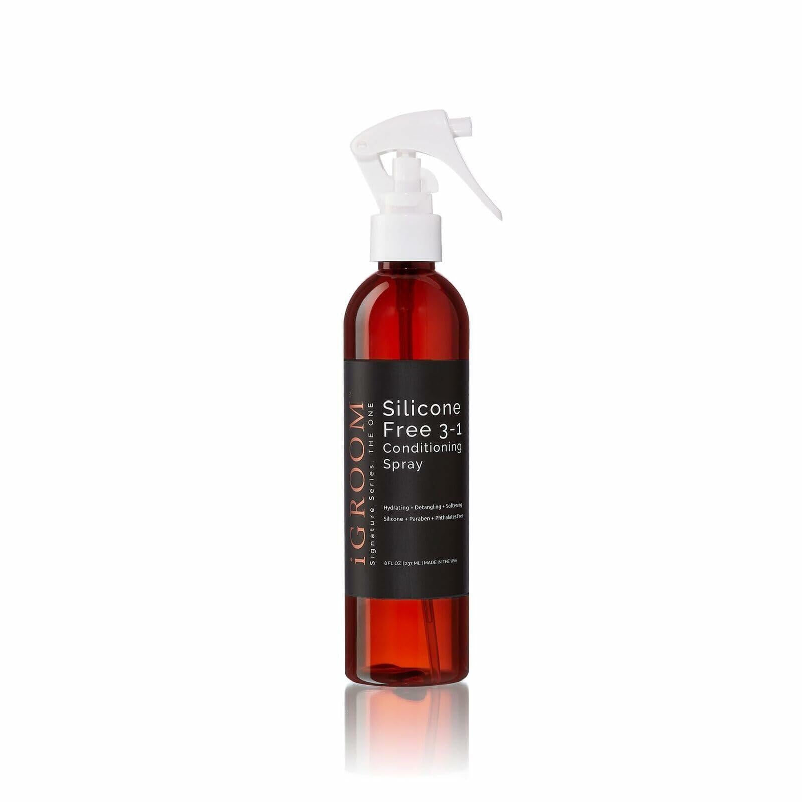iGroom Silicone Free 3-1 Dog Conditioning/Detangling Spray, Luxury Pet Beauty