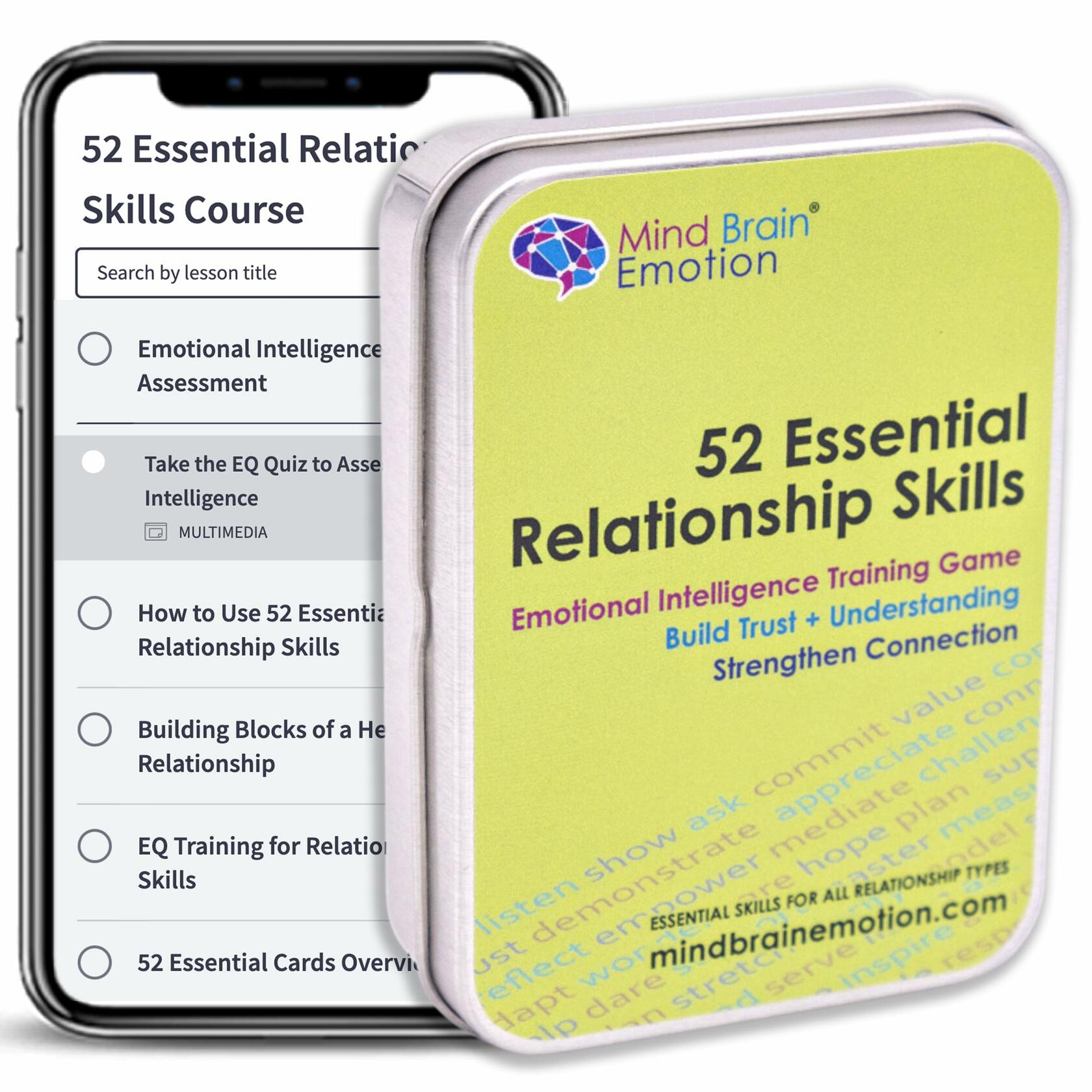 52 Essential Emotional Intelligence Training - Relationship Skills Card Game for
