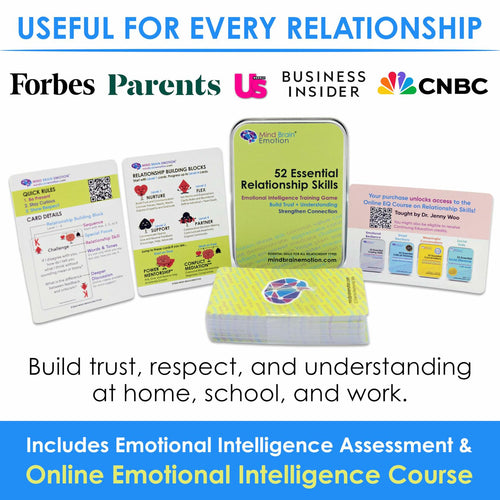 52 Essential Emotional Intelligence Training - Relationship Skills Card Game for
