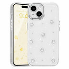 EYZUTAK Case for iPhone 13/iPhone 14, Bling Glitter 3D Stars Phone Case Cute