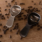 Coffee Scoop 2 Tbsp – Brushed Black, Stainless Steel – Precise Measuring Spoon