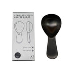 Coffee Scoop 2 Tbsp – Brushed Black, Stainless Steel – Precise Measuring Spoon