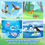 Custoduy 24 Packs Party Favors for Kids – 779 PCS 6-in-1 & 12-in-1 Animal