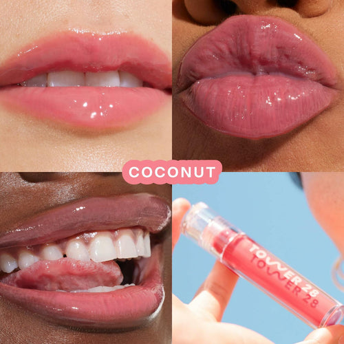 Tower 28 ShineOn Lip Gloss Jelly - Hydrating Tinted Lip Balm + Milky Gloss for