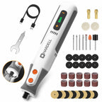 HARDELL 8V Cordless Rotary Tool Kit, 5 Variable Speed, 42 Accessories, 28000RPM,