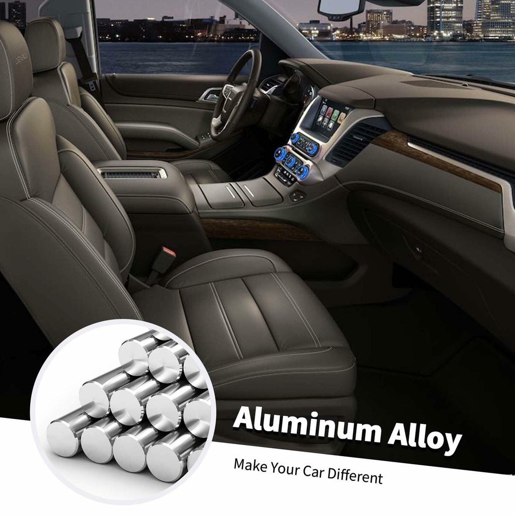 for 2019+ Silverado Knob Cover, Center Console Radio Volume Button Air Condition