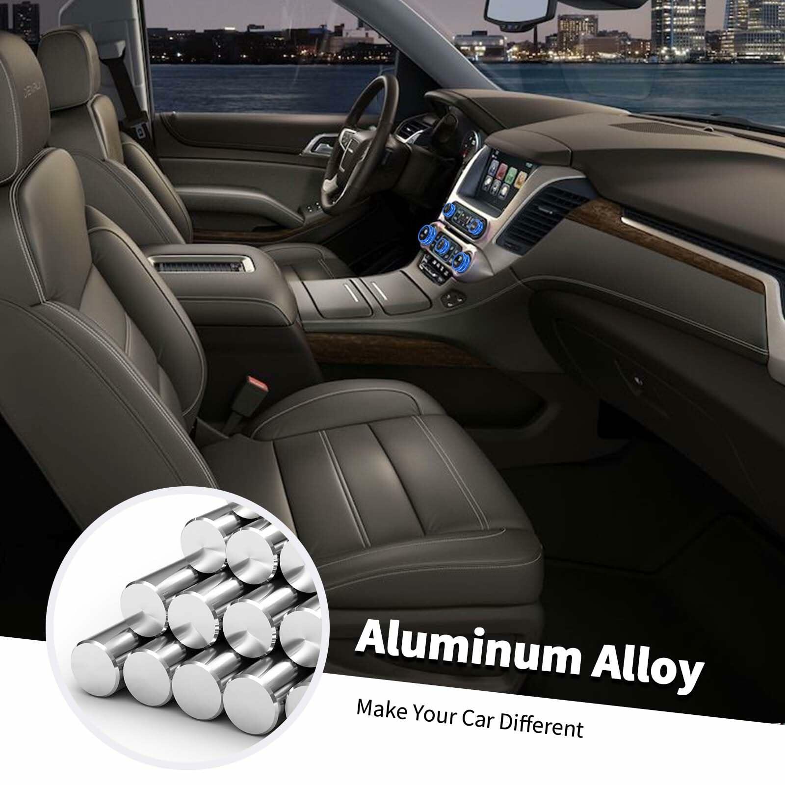 for 2019+ Silverado Knob Cover, Center Console Radio Volume Button Air Condition