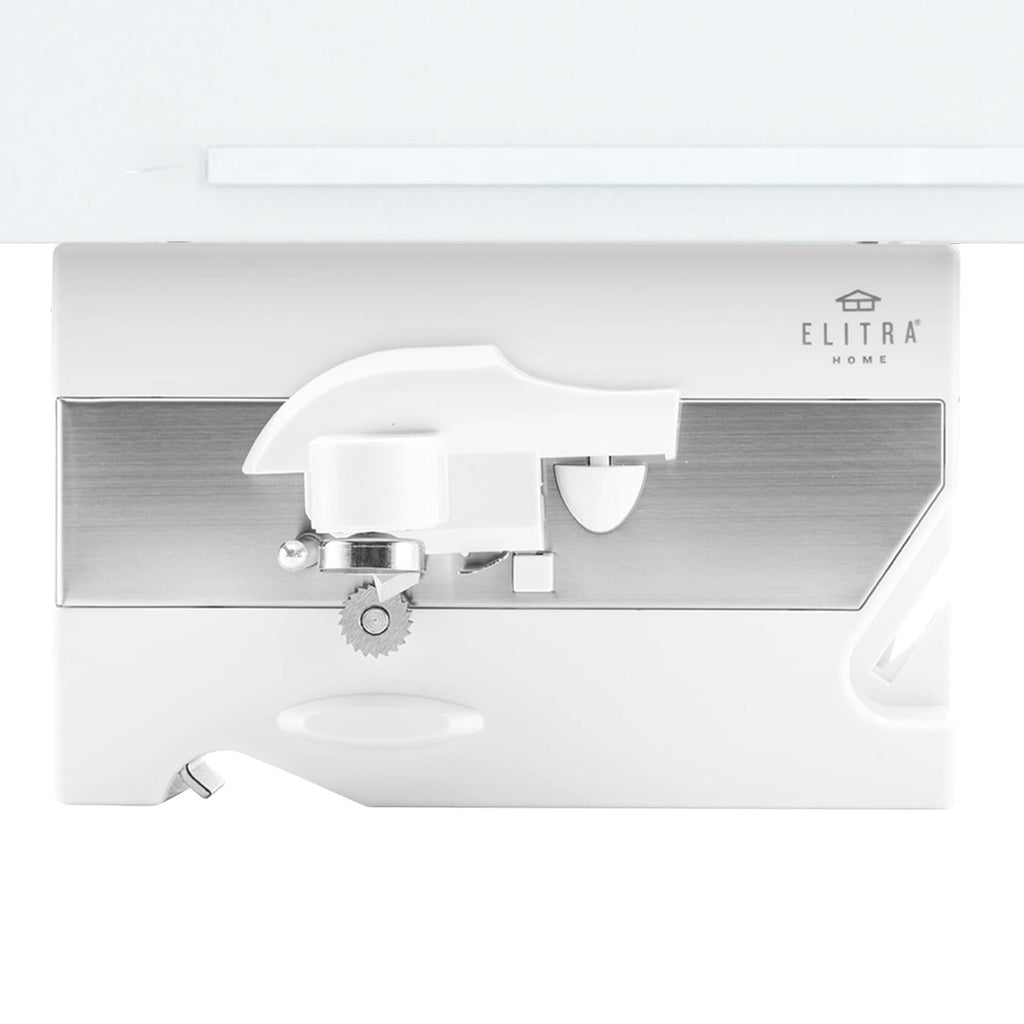 Elitra Home 3 in 1 Under the Cabinet Electric Can Opener, Blade Sharpener,
