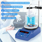 FOUR E'S SCIENTIFIC 5 Inch Magnetic Stirrer Hot Plate Max Temp 280℃/536°F | Max