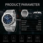 SAPPHERO Mens Watches Luxury Analog Quartz Watch for Men with Date Elegant Mens