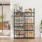 OYREL Shoe Rack Organizer 8 Tiers, Tall Shoe Racks Shelf Storage, 26-32 Pairs