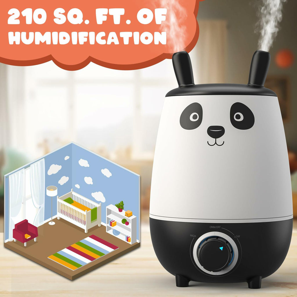 Everlasting Comfort 2.5L Kids Humidifiers for Bedroom - Easy to Clean 24HR