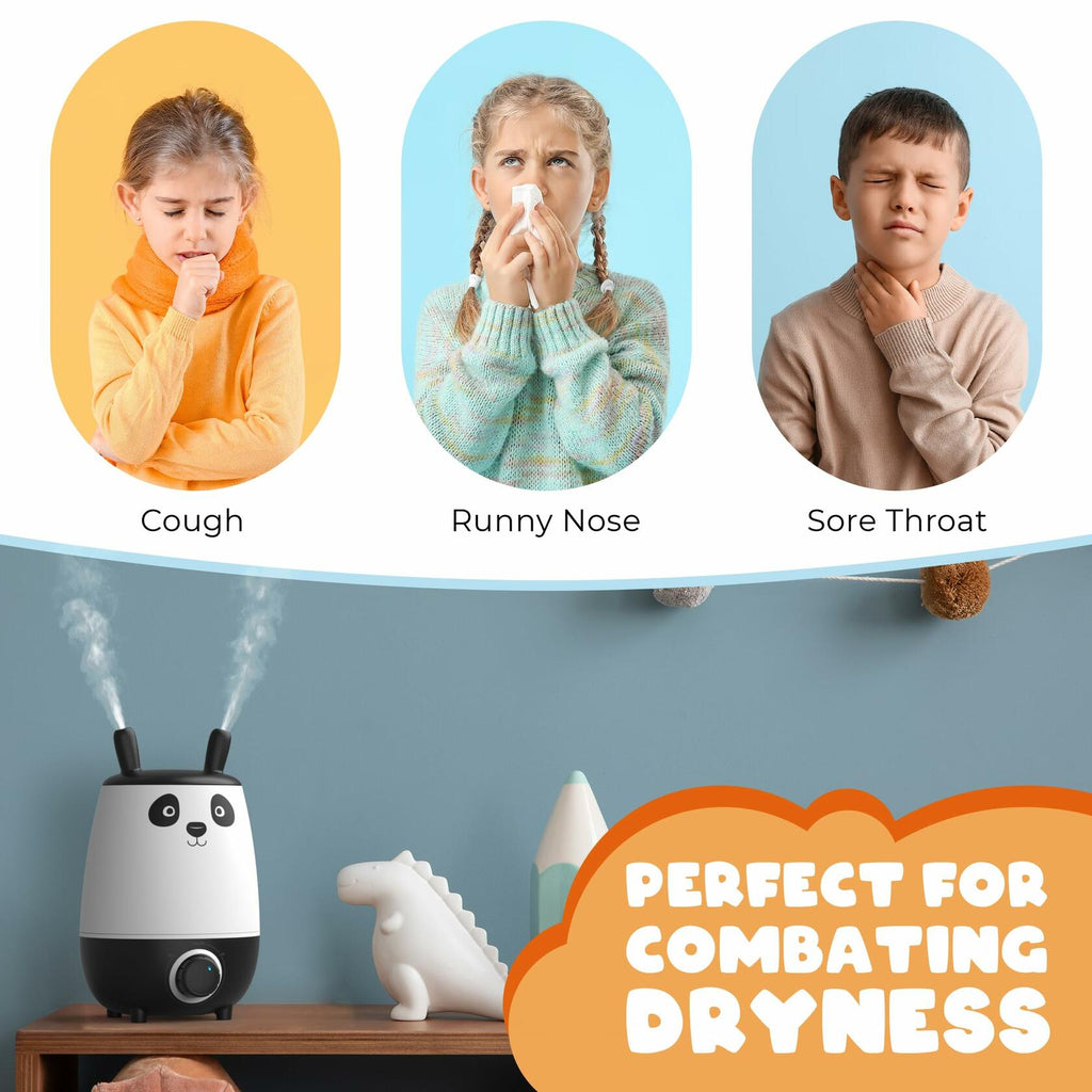 Everlasting Comfort 2.5L Kids Humidifiers for Bedroom - Easy to Clean 24HR