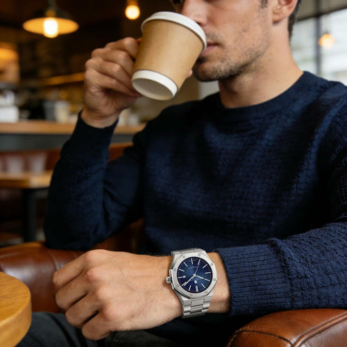 SAPPHERO Mens Watches Luxury Analog Quartz Watch for Men with Date Elegant Mens