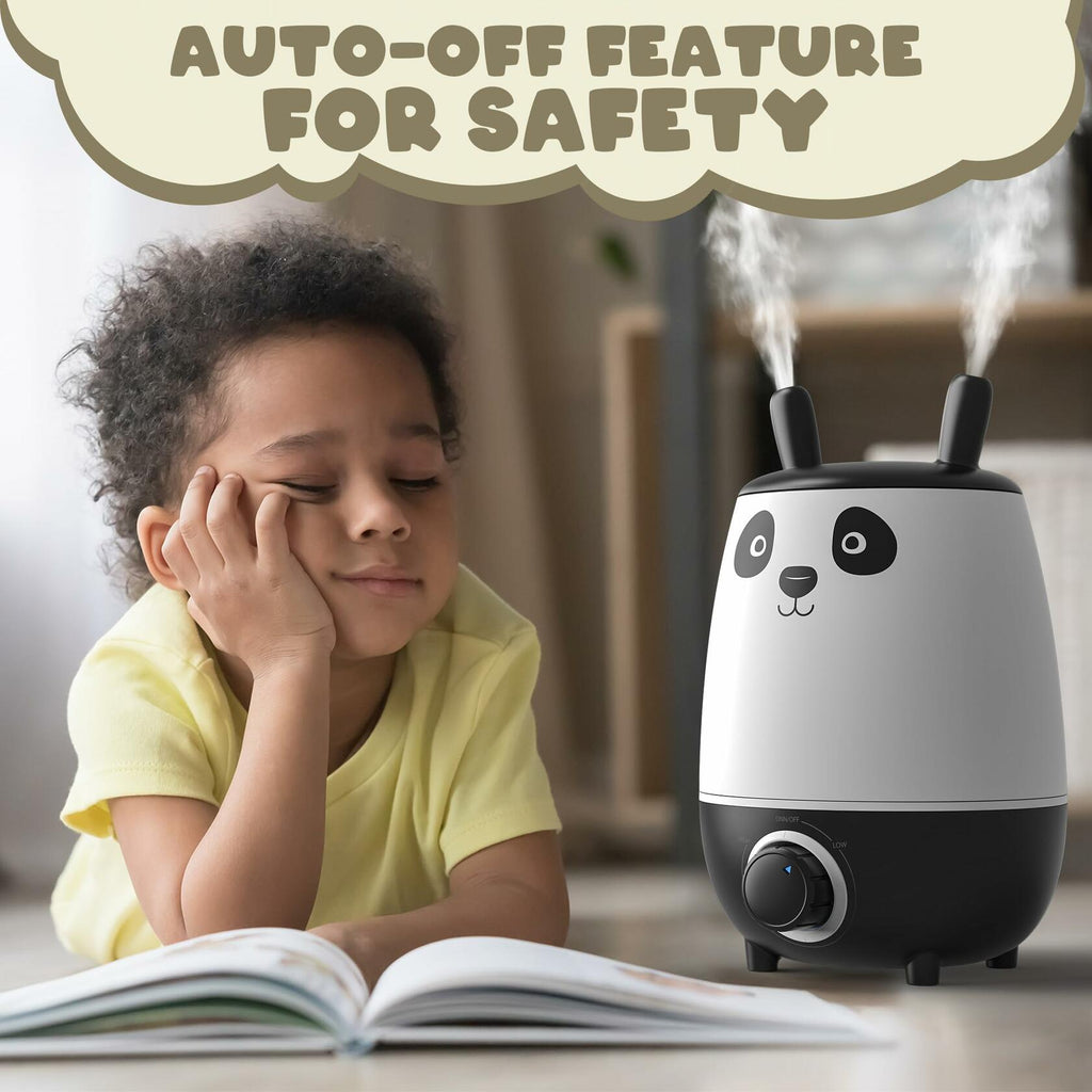 Everlasting Comfort 2.5L Kids Humidifiers for Bedroom - Easy to Clean 24HR