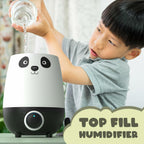 Everlasting Comfort 2.5L Kids Humidifiers for Bedroom - Easy to Clean 24HR