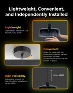 Govee Pendant Light for Kitchen Island, Three-Layer RGBIC Smart Lighting, Matter