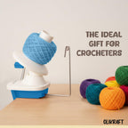 Olikraft Crochet Yarn Winder for Crocheting and Umbrella Swift (with Skein
