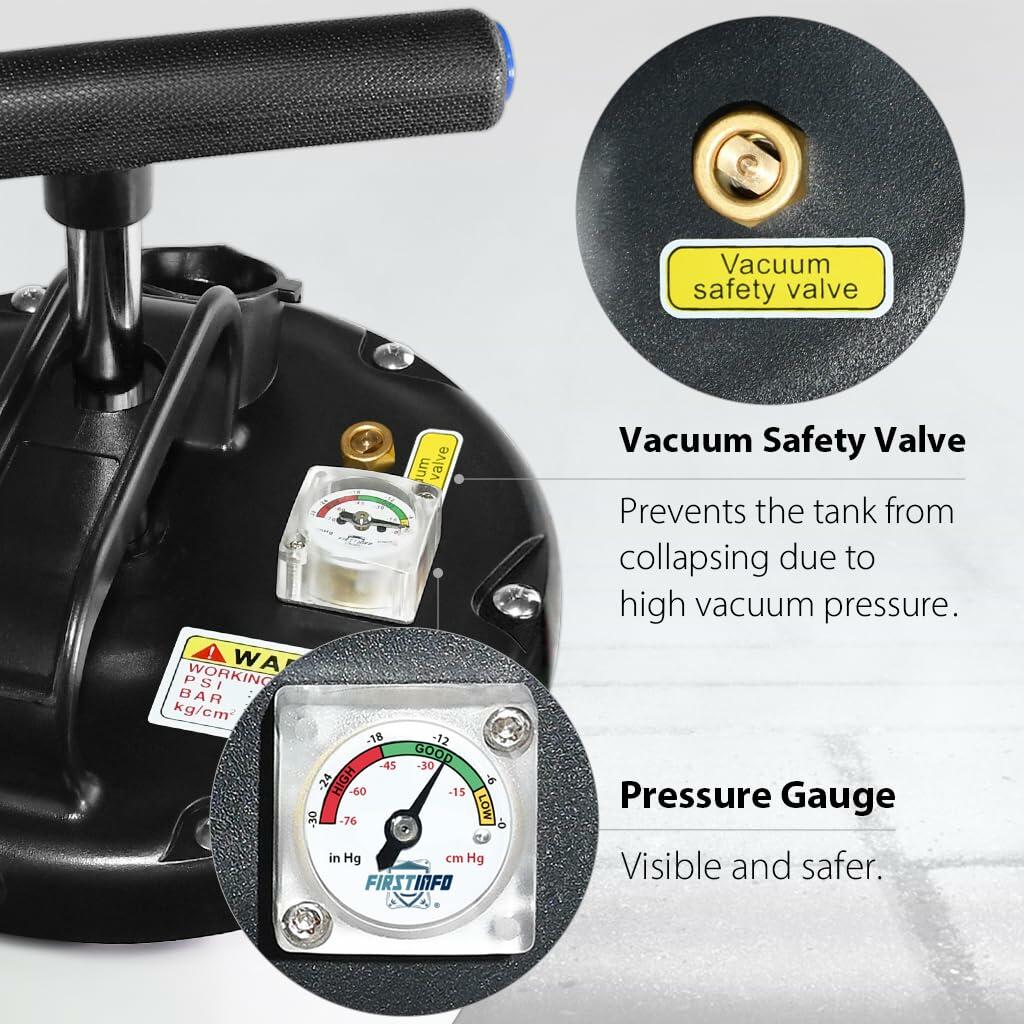 FIRSTINFO A1108US Patented Third Generation 9L Taiwan Pneumatic/Manual Oil