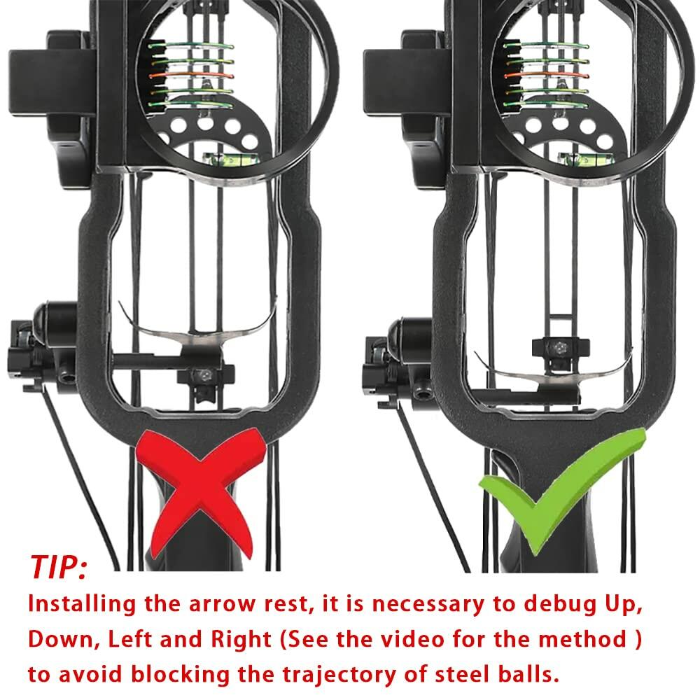 surwolf Archery Compound Bow Kit Steelball Bow Set Draw Weight 30-60Lbs, CNC
