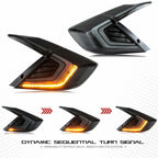 inginuity time LED Tail Lights For Honda Civic 10Th Gen Sedan 2016-2021 DRL