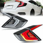 inginuity time LED Tail Lights For Honda Civic 10Th Gen Sedan 2016-2021 DRL